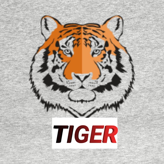 Tiger t-shirt by Hamzayounis